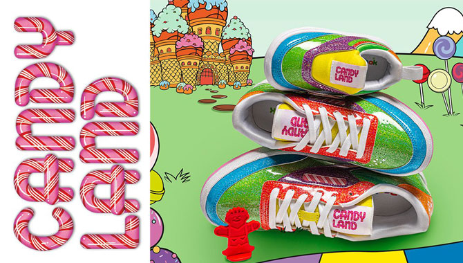 Reebok, Hasbro, Candy Land