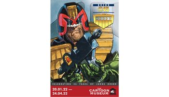 The Cartoon Museum, Judge Dredd, Dredd@45, Jason Kingsley OBE