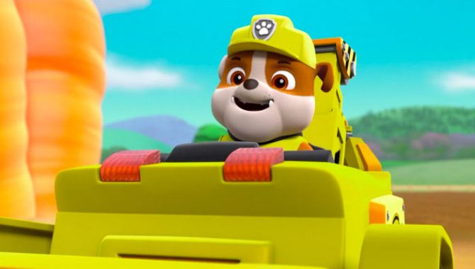 Paw patrol spin shop off