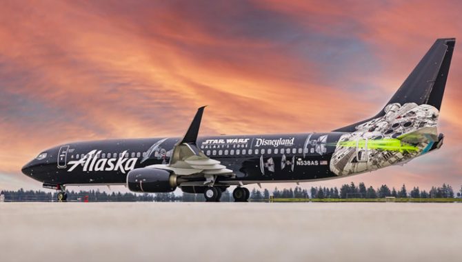 Alaska Airlines, Disneyland, Lucasfilm, Star Wars