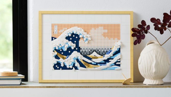 The Great Wave, Hokusai, LEGO, Annemette Baaskjær Nielsen