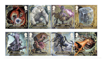 Royal Mail, Hasbro, Dungeons & Dragons, D&D, David Gold, Dan Rawson, Wizards of the Coast, Art, Publishing