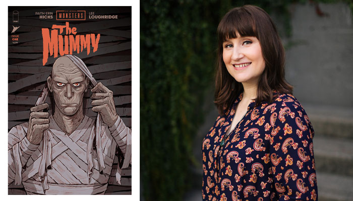 Faith Erin Hicks on capturing the gothic romance of The Mummy in