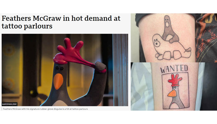 Ilona Sunderland, Ben Townsend, Aardman