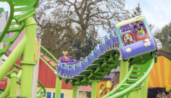 Alton Towers, Bluey, Howard Ebison, Natasha Spence