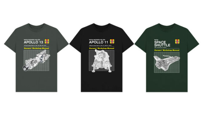 Shirtbox, Haynes, NASA, Rob Caulfield, Andrew Golby